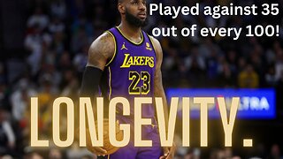 LeBron James' longevity in the NBA shown by one crazy stat provided by ESPN