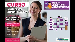 Curso de Assistente Administrativo Online Conquiste Uma Vaga De Emprego Com Melhor Curso Do Mercado