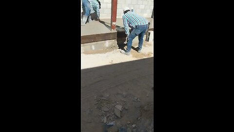 Instalando el corredor de la casa Mexico