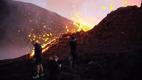 Iceland's Fagradalsfjall volcano continues eruption sending smoke plumes across region