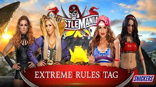Bella Twins Vs PCB Extreme Rules Match WWE 2k22