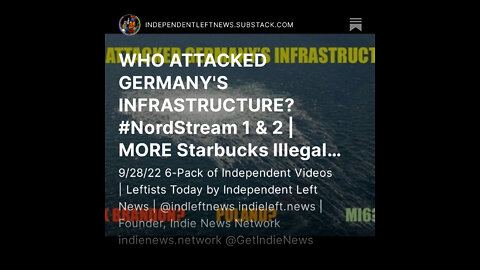 9/28: WHO ATTACKED GERMANY'S INFRASTRUCTURE? | MORE Starbucks Illegal Behavior vs Union Workers +