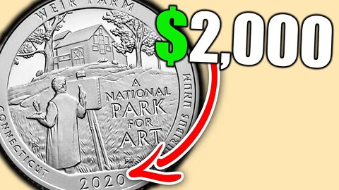 $2,000 QUARTERS TO LOOK FOR IN POCKET CHANGE!! 2020 QUARTERS ARE WORTH MONEY?