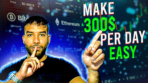 Simple method to make $300 a day trading cryptocurrency - for beginners