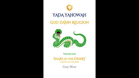YYV1C9 God Damn Religion Snake in the Desert…Slithering Out of the Garden Petulant Prophet