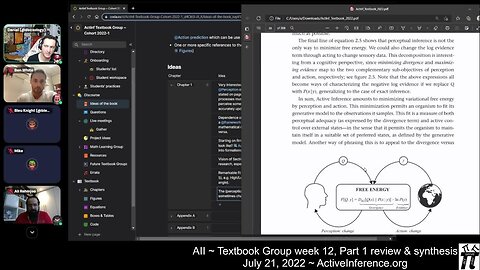 ActInf Textbook Group ~ Cohort 1 ~ Meeting 12 (Review, Questions, Feedback)