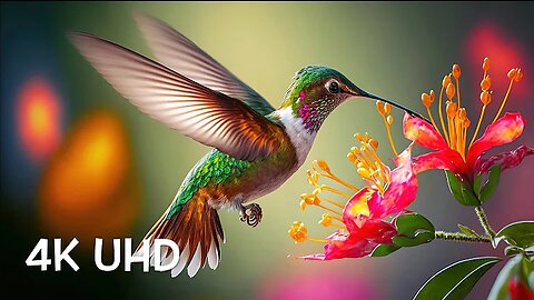 Colorful Birds in 4K - Planet Earth 4K _ Beautiful Bird Sounds Nature Relaxation 4K UHD 60 FPS