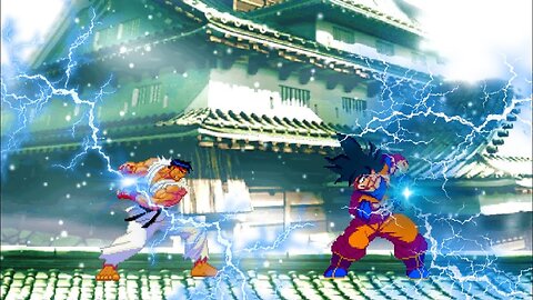 Ryu VS Goku リュウ vs 悟空 - Epic Battle [Street Fighter VS Dragon Ball Z]
