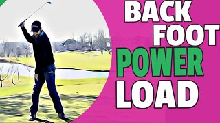 DO THIS With Your Feet To Push Of Back Foot For Power And Stop Golf Swing Sway