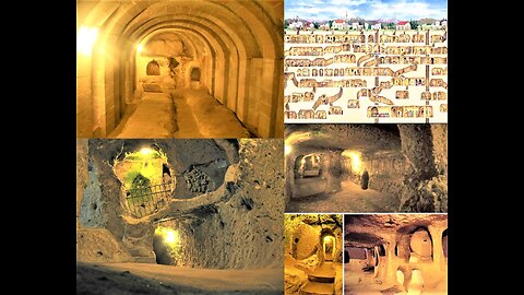 HUMANITY CREATED MASSIVE UNDERGROUND CITIES-TO ESCAPE EXTERMINATION BY THE GODS? ACTUAL GREAT RESET*