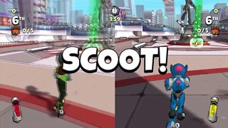Crayola Scoot Multiplayer - Splitscreen Versus (Gameplay #2)