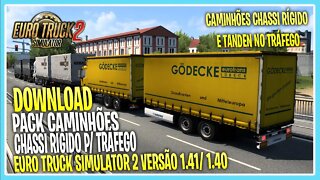 DOWNLOAD PACK CAMINHOES CHASSI RIGIDO NO TRAFEGO 1.41 1.40 EURO TRUCK SIMULATOR 2