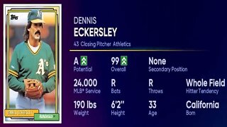 How To Create Dennis Eckersley MLB The Show 22