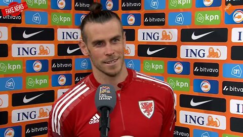 Gareth Bale na Wales - Nederland: 'It was obviously difficult to get ready for this game'.