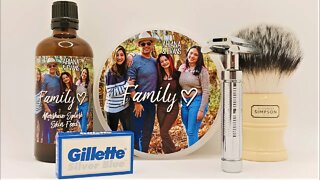 A&E Family first try with Fine Accoutrements Marvel Razor and Gillette Silver Blue