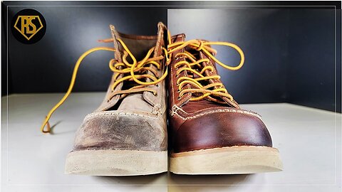 ASMRㅣHow to clean dusty leather bootsㅣ4K