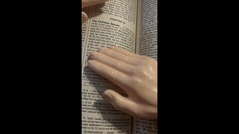Tuesday read time with SPH featuring Ezekiel 16 v 1-4 out the Bible y’all. #holybible #tinyhands