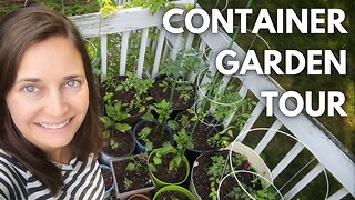 My Container Garden Is Planted! Tour #1