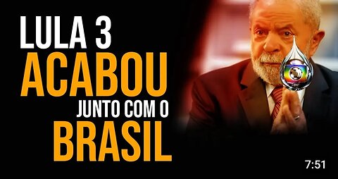In Brazil, the irreversible BLOCKADE of the thieving LULA Government is hammering home ITS END