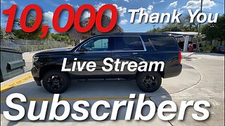 10,000 Subscribers Live Stream (Back in Florida)