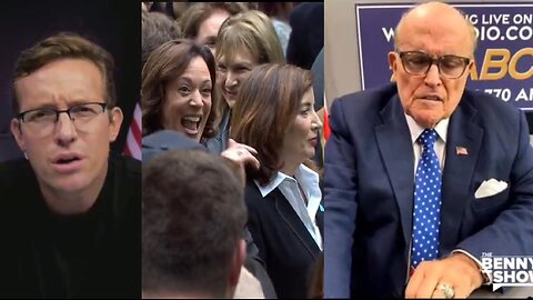 Kamala Giggling During 9/11 Ceremony - then , "Jan 6 is just like Sept 11 & Pearl Harbor. Mayor Rudy Giuliani LEAVES After She DISGRACES Victims Memory. “I Could NOT Stay."