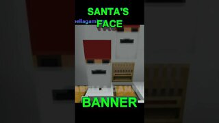 Minecraft: Santa's Face Banner