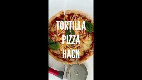 🍕 Skillet Pizza in 5 Minutes ?!!! | Tortilla Hack | Rack of Lam #shorts