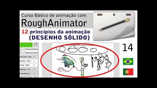 Princípios da animação - 09 (Desenho sólido) - RoughAnimator 14