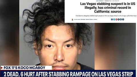 Las Vegas stabbing suspect is in US illegally, has criminal record in California