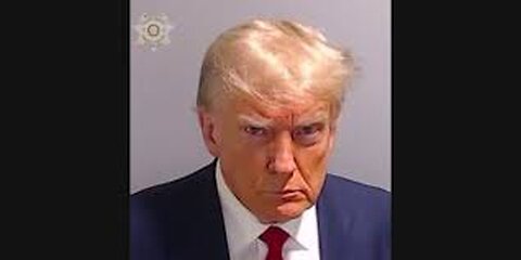 Formar President Donald Trump's Booking photo released