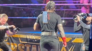 Roman Reigns entrance, WWE Friday night SmackDown Sep 2, 2022 - The BloodLine entrance