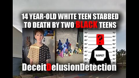 14 YEAR-OLD WHITE TEEN STABBED TO DEATH BY TWO BLACK TEENS-DECEITDELUSIONDETECTION