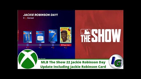 MLB The Show Jackie Robinson Day Update with new Jackie Robinson Program!