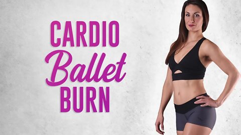 10 Min Trim & Tone Workout | Cardio Ballet Burn to Sculpt Legs, Core, Dance Fit Workout, Fat Burning