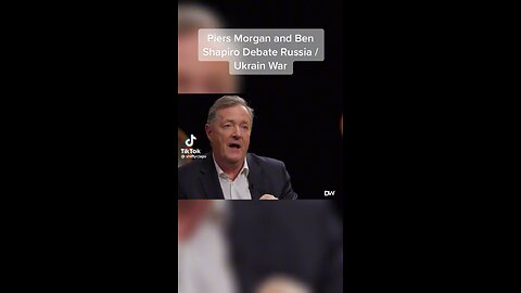 Piers Morgan and Ben Shapiro debate