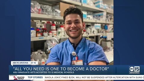 ASU graduate accepted to 13 medical schools