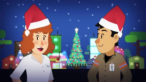 AES - Christmas Animated Commercial Ad