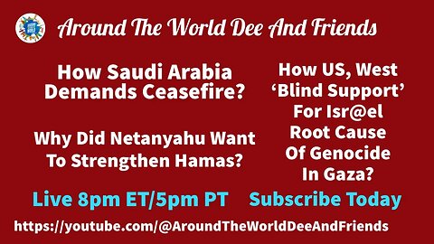 Why Netanyahu Created Hamas? Saudi Ceasefire, USA Role Gaza Genocide