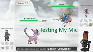 Pokemon Showdown But i Am testing my Mic