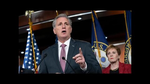 House Minority Leader Kevin McCarthy holds a press conference