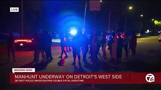 Manhunt on Detroit's west side