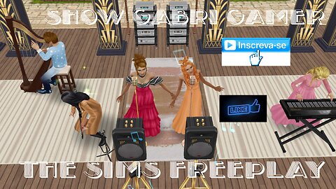 SHOW GABRI GAMER THE SIMS FREEPLAY TEMÁTICA DE TUELHO