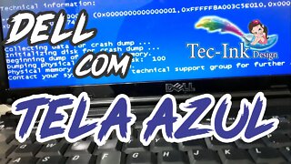 Notebook DELL C/ Tela Azul Logo Que Inicia Windows E Umas ANTIGUIDADES - Processadores Das Antigas