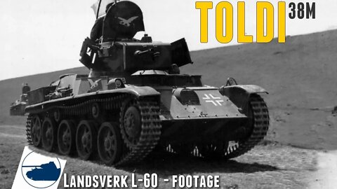 Rare WW2 Toldi I light tank footage - Magyar könnyű harckocsi.