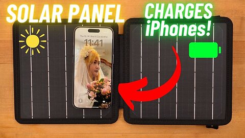 GOODaaa 10W Portable SOLAR Panel! Charge Your iPhone with the SUN! ☀️🔋