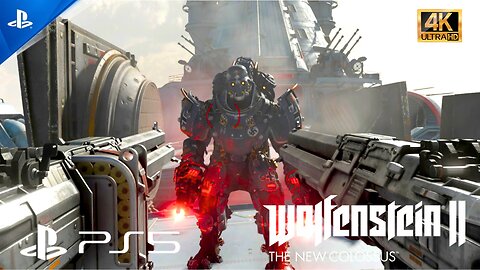 Wolfenstein 2: The New Colossus - New Orleans (Lakeview District) | Gameplay 4K 60fps (Ultra HDR)