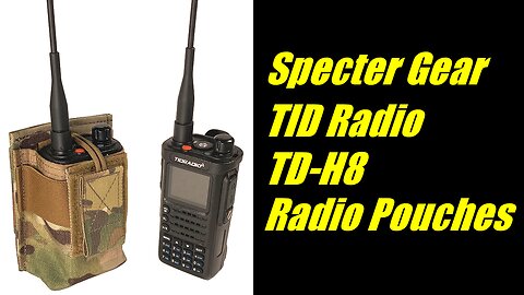 Specter Gear TID Radio TD-H8 Radio Pouches