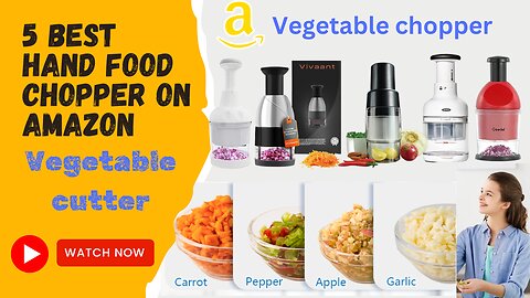5 Best hand food chopper on Amazon | Vegetable cutter | Vegetable chopper