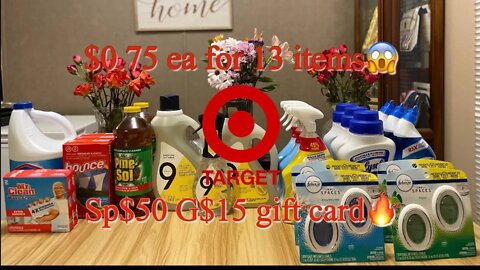 Target 🎯 is on 🔥🔥 | Sp$50G$15gc #couponingwithdee #target