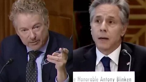 Rand Paul Grills Sec. of State Blinkin On Hiding COVID Gain of Function Intel